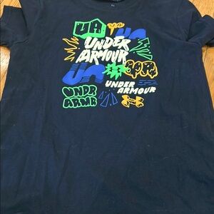 Under Armour Kids Black Graphic T-Shirt